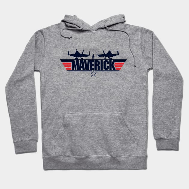 Top Gun Maverick Hoodie by Dmitrij Vitalis